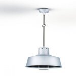 Faktory 03 | 3 Rohzink Deckenleuchte Industrial Roger Pradier